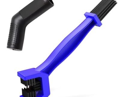OTO2EYE Sulfar Plastic Universal Motorcycle/Cycle Chain Cleaner Brush for Bikes with Gear Shifter (Blue)