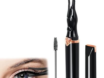 PAVANI Electric Heated Eyelash Curler – 3 Temperature Modes, USB Rechargeable Heated Eyelash Curler for Women, Beauty Makeup Tools, Eyelash Lift Kit, Eyebrow and Mascara Accessories
