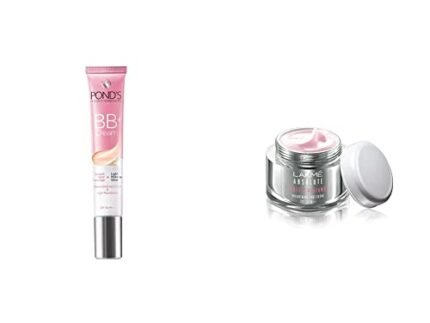 Pond’s White Beauty BB+ Fairness Cream 01 Original, 18 g And Lakme Absolute Perfect Radiance Skin Brightening Day Creme, Light, 50g