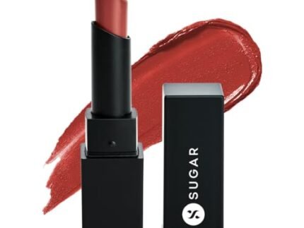SUGAR Cosmetics Nothing Else Matter Longwear Lipstick for Women | Lasts Up To 8+ Hours| Enriched with Vitamin E | 100% Vegan | 3.2gm – 03 Rust Have