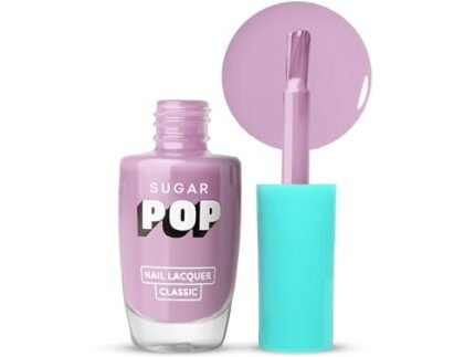 SUGAR POP Nail Lacquer 33 Mauve Dream (Light Lilac) | Dries in 45 seconds |Chip-resistant | Glossy Finish | High Shine | Nail Polish for Women 10 Ml