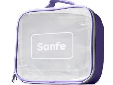 Sanfe Travel Pouch Kits Essentials Bag for Women Organiser Make Up (Color- Purple)