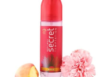 Secret Temptation Bold Body Mist Perfume for Women, 120ml|Long-Lasting Fragrance|Dermatologically Tested & Safe on SkinlFruity Body Mist Deo for Women