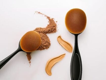 Sedell Paris VelvetContour Pro Oval Toothbrush-Style Brush – Designed for Flawless Face Shaping with Cream, Powder, or Liquid Products