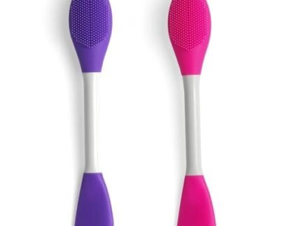 Silicone Brushes,Double-Ended Silicone Face Mask Brush,Facial Cleansing Brush, Premium Soft Facial Masks Other Skin Care Applicator Tool for Cream, Body Lotion,Moisturizer