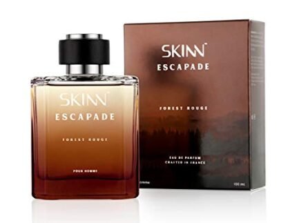 Skinn By Titan Escapade Forest Rouge Perfume | Perfume for Men | 100ml EDP | Long Lasting fragrance |Woody and Sandalwood Fragrance for Men | Premium fragrance for men