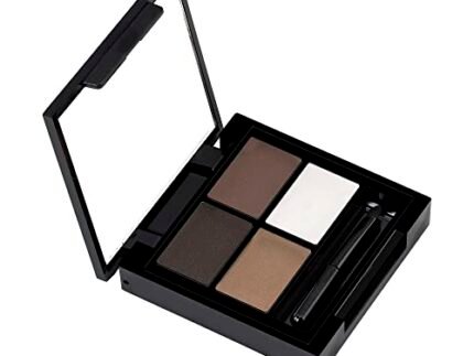 Swiss Beauty Eyebrow Palette with Wax Cream |Travel-friendly Eyebrow Palette with Blendable colors for Face makeup | Shade-02, 5gm|