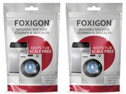 Washing Machine Cleaner & Descaler for Front Load & Top Load | Powerful Descaling Powder | All Brands Compatible | Eco-Friendly Fresh Scent Washing Machine Cleaning Powder (Pack of 2)