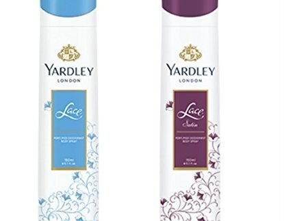 Yardley London Deodorant Liquid For Women Lace And Lace Satin Combo Pack 2 (150 Ml)