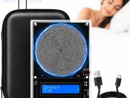 0.01Hz-200kHz Adjustable Frequency Generator for Healing, Schumann Resonance Generator, 7.83Hz Frequency Device for Sleep, Meditation, Anxiety Relief & Yoga
