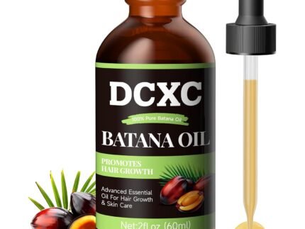 100% Pure Batana Oil for Hair Growth – Natural Scalp Care & Hair Thickening Treatment | Revitalizes Damaged Hair, Reduces Breakage & Enhances Shine | Deep Conditioner for All Hair Types – 2oz
