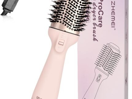 1300W Hair Dryer Brush, 4 in 1 Blow Dryer, Rosegold