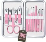 14 in 1 Nail Clippers Set Manicure Pedicure Kit for Men Women, Pink