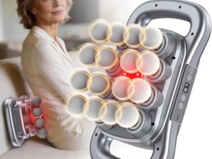16 Head Massage Gun Deep Tissue,Cordless Electric Back Percussion Massager