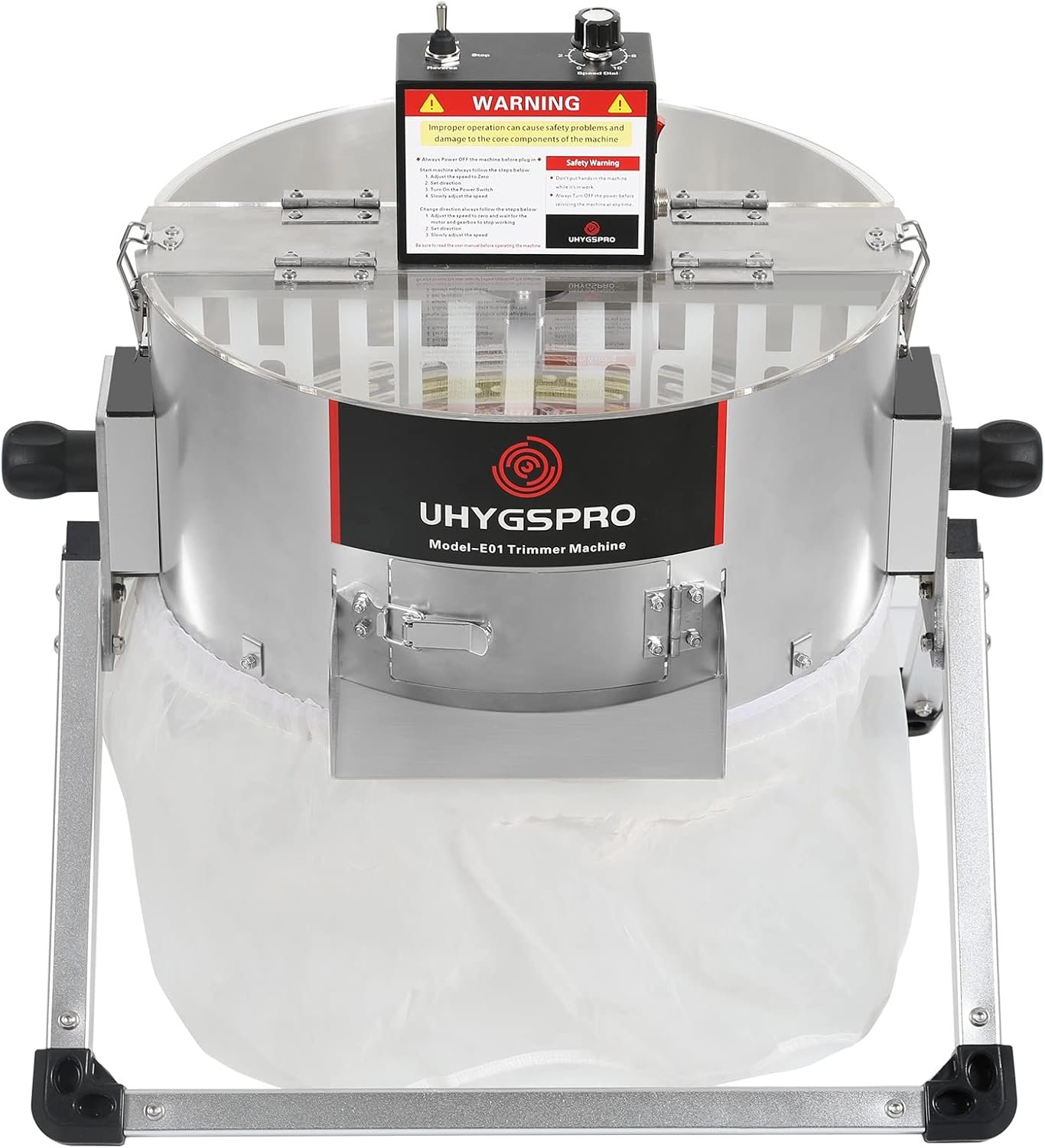 16 Inch Electric Bud Trimmer, Wet & Dry Trimming, with 16 Inch Electric Bud Trimmer, Wet & Dry Trimming, with Stand