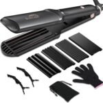 Hair Crimper for Women, 4-in-1 Ceramic Crimper Tool Flat Crimping Iron