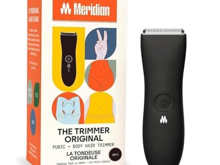 MERIDIAN The Trimmer Original | Body Hair Trimmer for Men & Women | Onyx