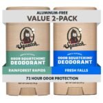 Dr. Squatch Natural Men’s Deodorant, Aluminum Free Deodorant Men (2-Pack)
