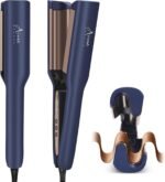 Aima Beauty 1 Inch Deep Wave Curling Iron Hair Crimper Waver Beach Waves