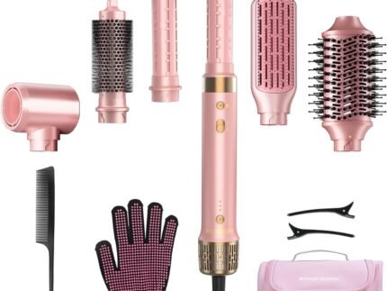 Mythsight StyleVibe 6-in-1 Air Styler with Hair Dryer & Auto-Wrap Curl L/R
