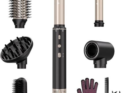 Mythsight StyleVibe 6-in-1 Air Styler with Hair Dryer & Auto-Wrap Curlers