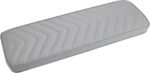 NOVAL Arm Rest Manicure Board for Pedicure Chairs - 9x27 Inch Luxurious PU Leather Hand Rest, Easy to Clean & Non-Slip, Salon-Ready Design for Long Hours Use (Grey)