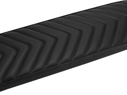 NOVAL Arm Rest Manicure Board for Pedicure Chairs - 9x27 Inch Luxurious PU Leather Hand Rest, Easy to Clean & Non-Slip, Salon-Ready Design for Long Hours Use (Black)
