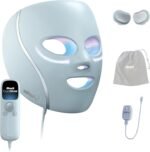 Shark CryoGlow LED Face Mask, Red Light Therapy, Under-Eye Cooling, FW312