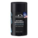 Mountaineer Brand Natural Deodorant for Men | Aluminium Free | Made in West Virginia | Scents Inspired by Nature | Organic & Non Toxic | Odor & Sweat Control | 2.65 oz (White Water)