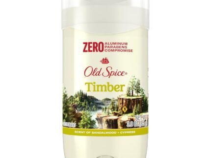 Old Spice Aluminum Free Deodorant for Men, 24/7 Lasting Freshness & Long Lasting Scent, 24/7 Sweat & Odor Protection, Timber with Sandalwood Scent, 3.0 oz