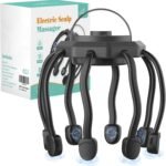 Head Massager Scalp Electric 3 Modes Stress Relax Rechargeable Portable