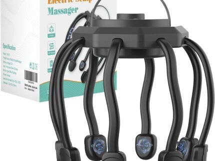 Head Massager Scalp Electric 3 Modes Stress Relax Rechargeable Portable