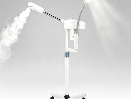 Artist hand Professional Facial Steamer with 5X LED Magnifying Lamp 2 in 1
