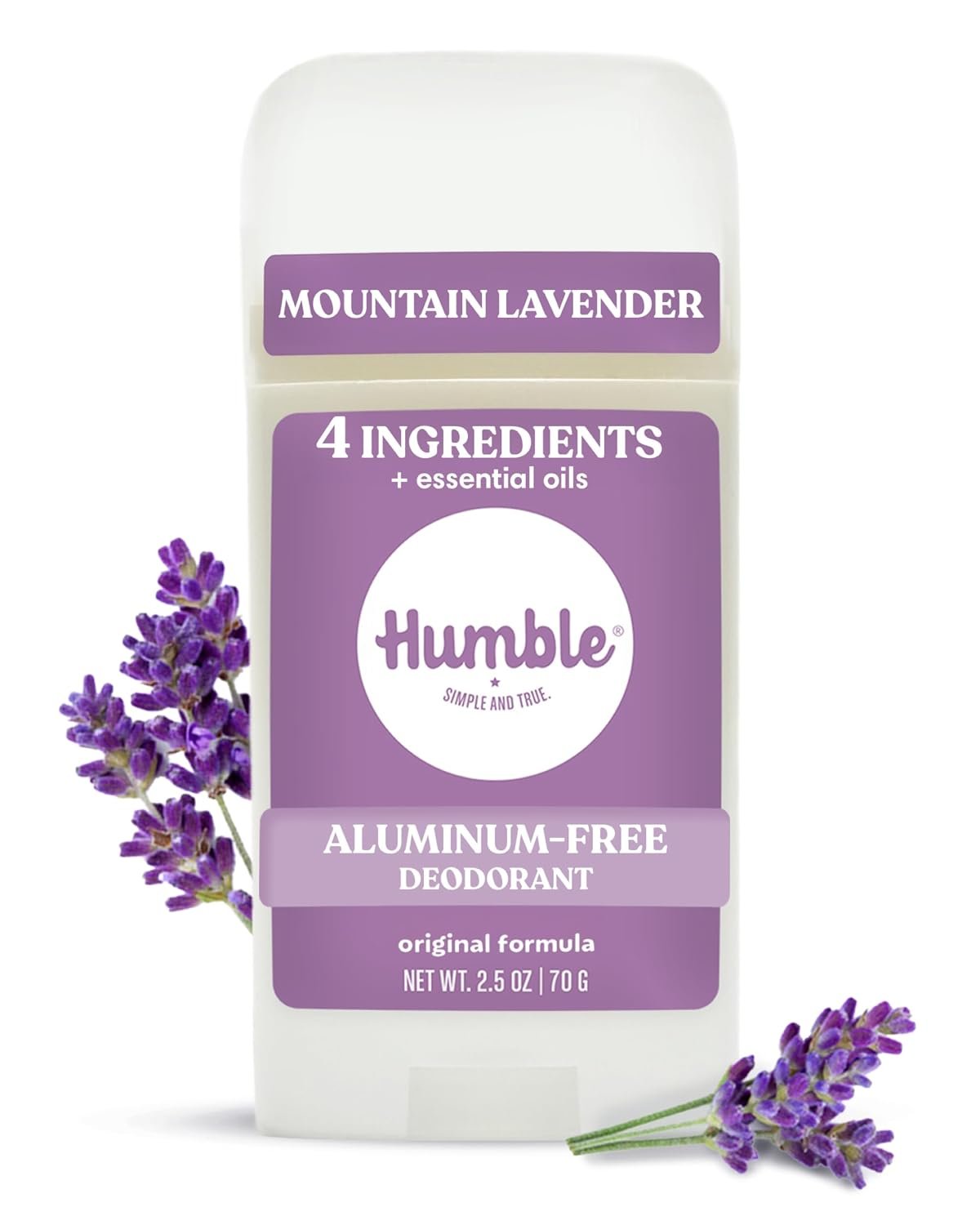 Humble Aluminum-Free Deodorant, Mountain Lavender – 1 Pack Humble Aluminum-Free Deodorant, Mountain Lavender – 1 Pack