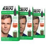 JUST FOR MEN Shampoo-In Color, Hair Color, Medium Brown H-35 (3 Pack)