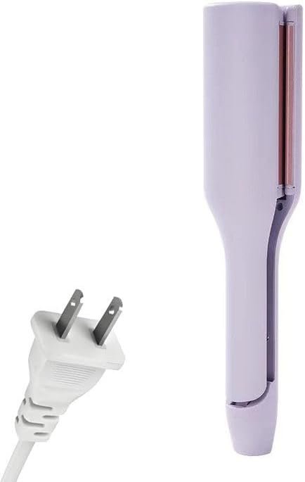 Curling Iron Hair Crimper Waver – Siman Song Beach Waves Curling Wand, Ionic Deep Waver Hair Curler Tool with Ceramic 2 Barrel for Women, Dual Voltage, Anti-Scald, Easy to Use,(Purple Curling Iron Hair Crimper Waver – Siman Song Beach Waves Curling Wand, Ionic Deep Waver Hair Curler Tool with Ceramic 2 Barrel for Women, Dual Voltage, Anti-Scald, Easy to Use,(Purple