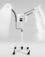 Artist hand Professional Facial Steamer with 5X LED Magnifying Lamp 3 in 1