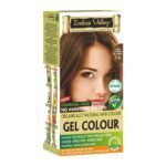 Indus Valley Brown Hair Dye, Dark Brown Organic Gel Hair Colour Dark Copper Blonde 7.4, Safer Alternative to Ammonia, Peroxide & Chemical Colours, Up to 100% Grey Coverage, Lasts 28 Shampoos