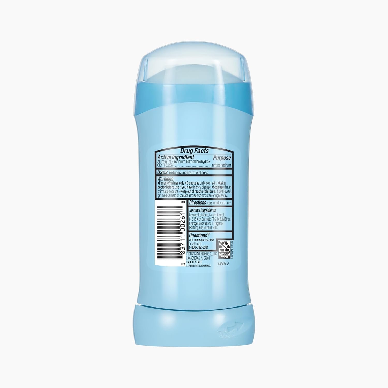 1789804335 Suave Antiperspirant Deodorant For Women Invisible Underarm Deodorant 48hr Odor Wetness Protection Mango Citrus Sensitive Skin Deodorant Solid Stick 2.6 oz 12 Bulk Pack