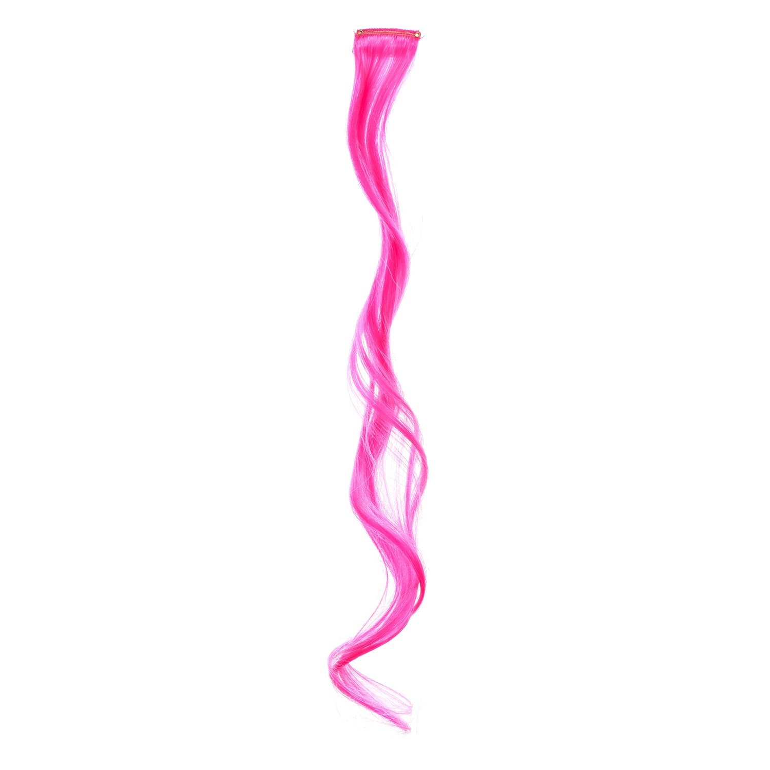 1789837624 SWACC 22 Pcs Colored Party Highlights Clip on in Hair Extensions For Women Multi Colors Hair Streak Synthetic Hairpieces 11 Colors 22 Pcs in Set Curly Wavy