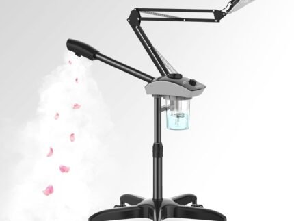 TASALON 2-in-1 Professional Facial Steamer with 5X Magnifying Lamp