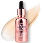 LUMINESS Liquid Mirage Color Changing Foundation for Mature Skin, Skincare-Infused Makeup with Hyaluronic Acid & Vitamin E, Hydrating Liquid Foundation & Concealer Hybrid, Hypoallergenic (Light)