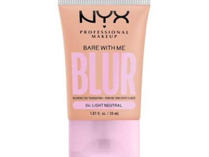 NYX PROFESSIONAL MAKEUP Bare With Me Blur Skin Tint Foundation Make Up with Matcha, Glycerin & Niacinamide – Light Neutral