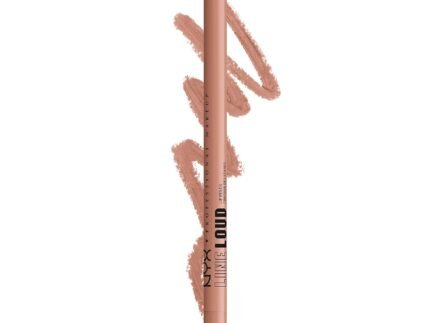 NYX PROFESSIONAL MAKEUP Line Loud Lip Liner, Longwear and Pigmented Lip Pencil with Jojoba Oil & Vitamin E – Goal Crusher (Midtone Beige)