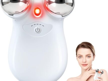 2-in-1 Red Light Microcurrent Facial Device | Enhances Lifting & Firming Capabilities | Reduces Wrinkles and Puffiness | Smart Photon Micro-Current Device, Model:EP-300