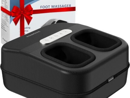 MOUNTRAX Foot Massager with Heat, Deep Shiatsu Kneading & Air Compression