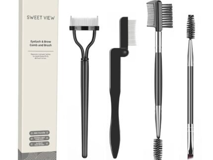 SWEET VIEW Eyelash Comb Lash Separator Tool Brow Brush