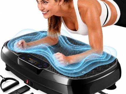 Renoj 3D Whole Body Vibration Plate Exercise Machine, Home Gym Equipment