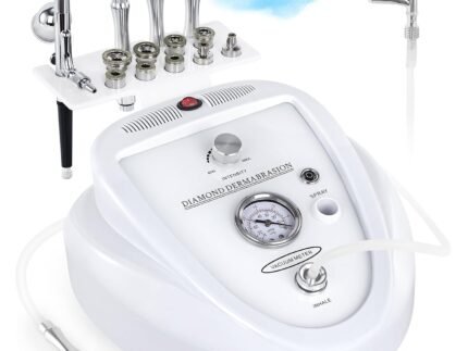2 in 1 Diamond Micro der-ma-bra-sion Machine, Yofuly 0-68cmHg Suction Power Professional Diamond Glow Facial Machine with Spray Kit, Facial Skin Care Equipment for Home Use