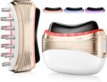 2-in-1 PRO Electric Heated Gua Sha Tool & Scalp Massage Comb,Red Light